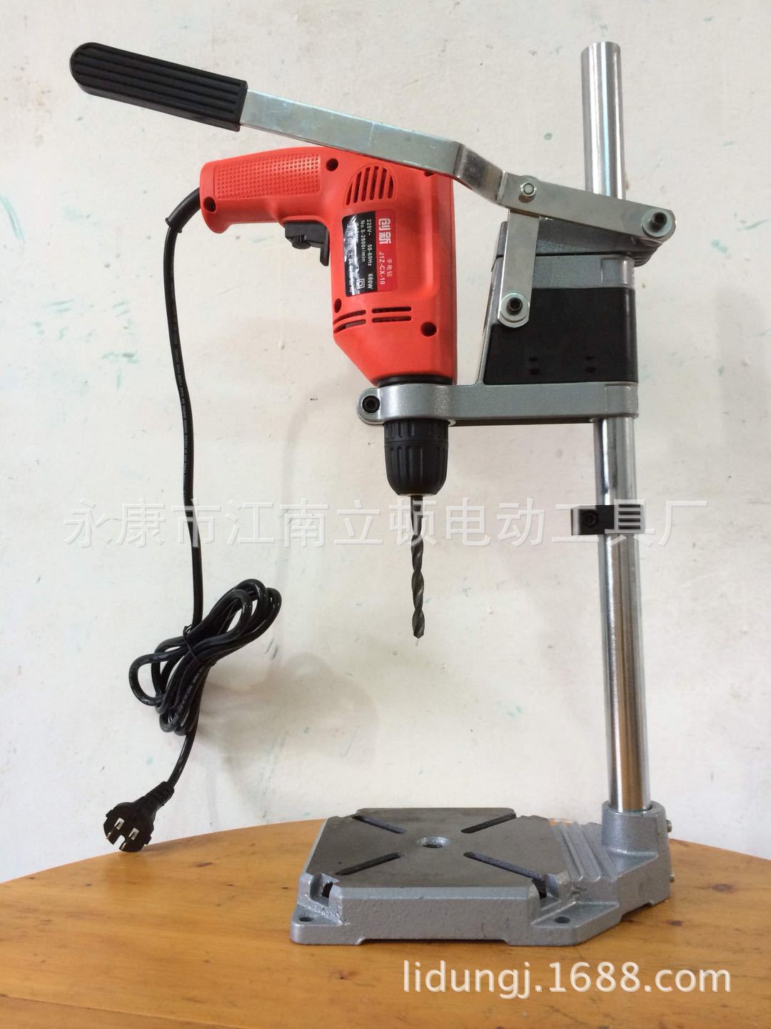 廠家直供微型手電鉆支架 手電鉆變微型臺鉆 鑄鐵底座 萬用支架